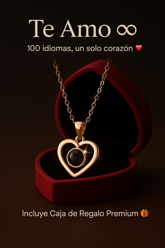 Collar Te Amo ∞ I Caja Premium GRATIS